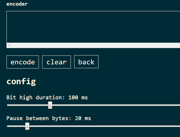 Web Audio Modem